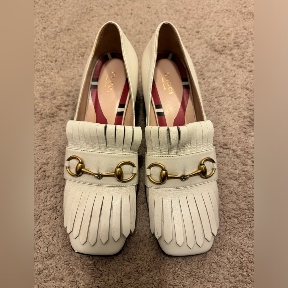 Gucci Malaga Pleaded Pumps